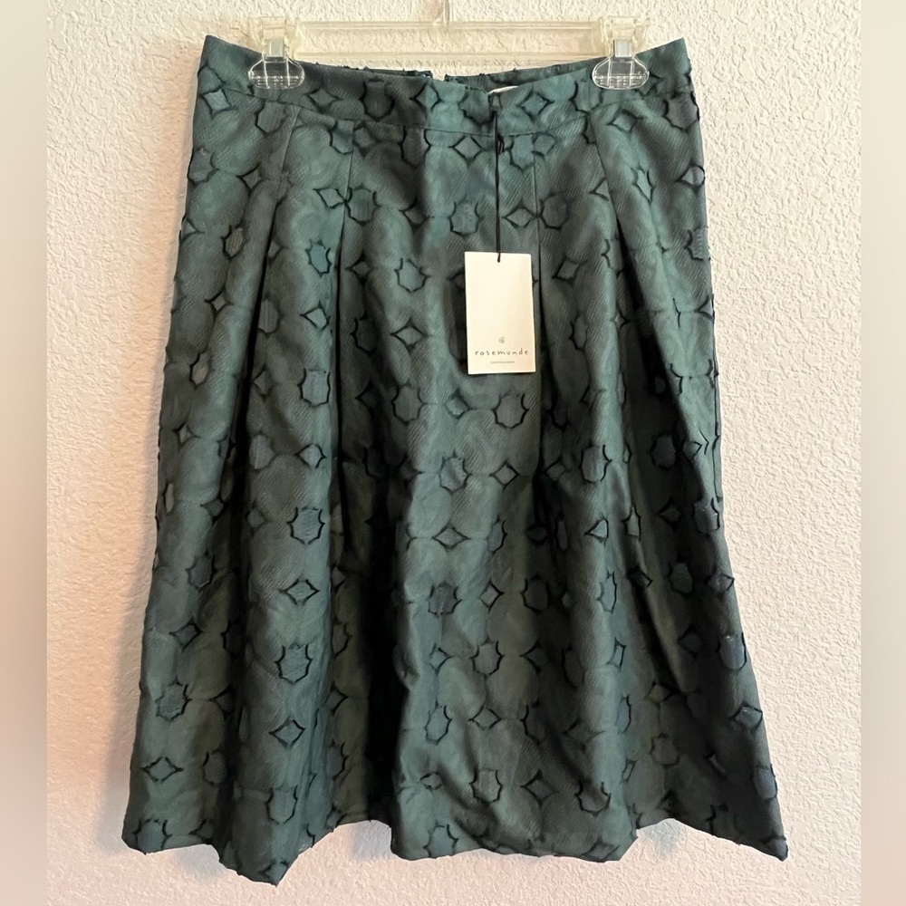 🥞 NWT Rosemunde Skirt in Dusty Pine Size 38 - Picture 7 of 10